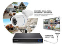 Kit Seguridad Gadnic 8 Cámaras HD IP DVR 8 Canales + Disco 1TB Visión Nocturna