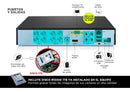 Kit Seguridad Gadnic 8 Cámaras HD IP DVR 8 Canales + Disco 1TB Visión Nocturna